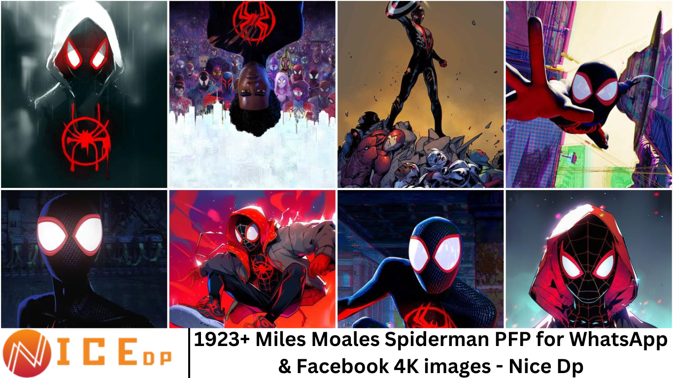 1923+ Miles Moales Spiderman PFP for WhatsApp & Facebook 4K images - Nice Dp